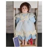 Moments Treasured Porcelain Doll Christa 25" H