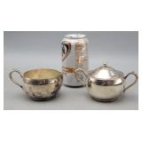Silverplate Sugar & Creamer