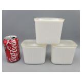 Refrigerator Dishes Hazel Atlas 1 Lid Has a Crack