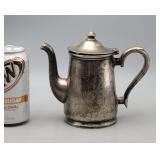 Silverplate Teapot 6"  Haber & Son