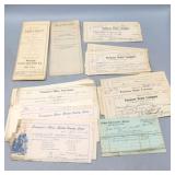 Ephemera Papergoods Lot 1906-1919
