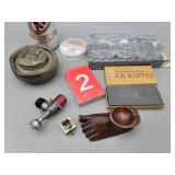 Lot of Collectibles Small Motor - Foot Ashtray