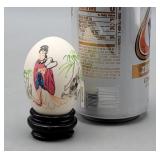 Painted Eggshell Art on Display