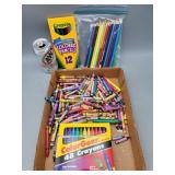 Crayons and Colored Pencils Lot