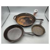Cast Iron Skillets Lot Ozark Lodge USA