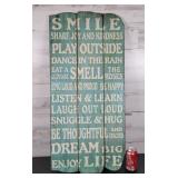 Wall Hanging Sign 35.5" ï¿½ 16.5"