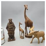 Hand Carved Wood Figures