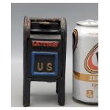 Iron U.S. Mailbox Coin Bank