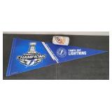 Tampa Bay Lightning 2021 Champs Pendant 28.5"
