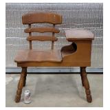 Gossip Bench Telephone Table  Chair is 32" H  1