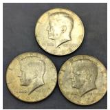 Kennedy Silver Half Dollars 40% 1966 1967 1968