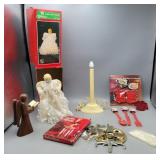 Light up Angel Tree Topper & Candle Cookie