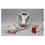 Tree Topper, Angel Candle Holder, Angel Ornament