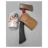 Hatchet with Leather Sheath