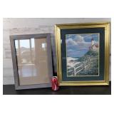 Lighthouse Framed Pic 23.5" ï¿½ 19" & Frame 14.5" ï¿½