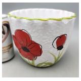 Flower Planter Signed 5" Tall