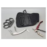 Gerber Knife & Sheath, Pocket Knives, Metal