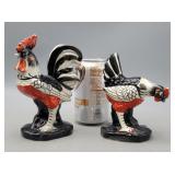 Art Mark Rooster & Chicken Figurines- Chicken h