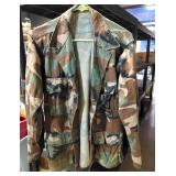 Camouflaged Army Military Shirt Size Small