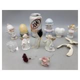 Precious Moments- Doves- Glass Rose