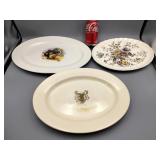 3 Serving Platters John Deere - Flowers Johnson