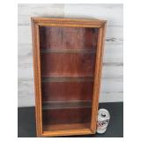 Wall Hanging Display Cabinet 20.5"T 11"W 3"D