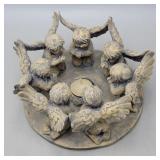 Circle of Cherubs Candle Holder
