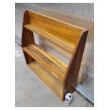 Wood Shelf 28" W 25"T 7"