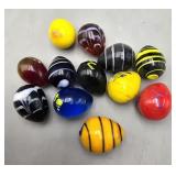 Group of Glass Mini Eggs