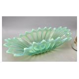 Mid-Century Modern Fostoria? Scalloped Glass Bowl
