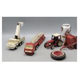 Tonka Fire Truck & Bell System Truck, ERTL Farm