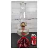 Hurricane Lamp 18.5"H