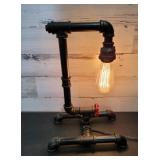 Pipe Table Lamp 16"T