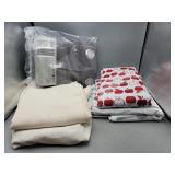 Tablecloths Both Vinyl & Linen, Curtain