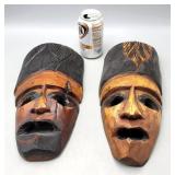 Wooden Masks 13" & 13.5"