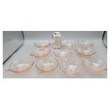 Pink Depression Glass Bowls
