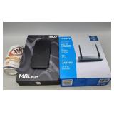 Linksys Router & Cell Phone Untested Cracked