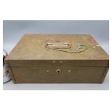 Lock Box With Key Rust Spots