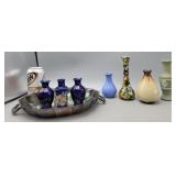 Small Vases & Tray