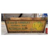 H & H Co. Wood Banana Box 34.5" L ï¿½ 15.5" W ï¿½