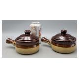 Stoneware Soup Bowls w/Lids