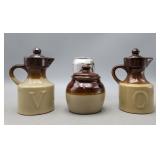 Vinegar and Oil Dispensers & Sugar Bowl