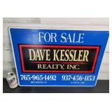 Dave Kessler Realty Metal Sign 18"ï¿½24"