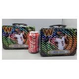 Pair of NFL Metal Lunchboxes -Jayden Daniels
