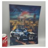 Hot Rod 3D Lenticular Poster 12"x15.5"