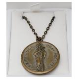 Necklace & Double Sided Pendant St. Jude/St.