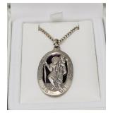 Necklace & Anson Sterling Silver St. Christopher