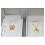 Necklaces Butterfly & Seashell Pendants