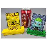 Pokï¿½mon 2000 Burger King 3D Action cards,stands.