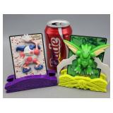 Pokï¿½mon 2000 Burger King 3D Action cards,stands.